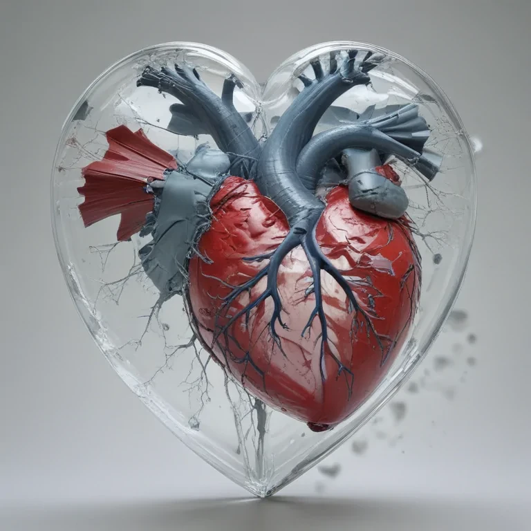 transparent broken heart
