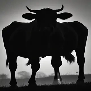 cow silhouette
