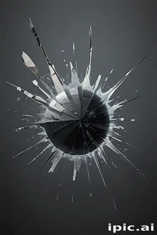 glass shattering png