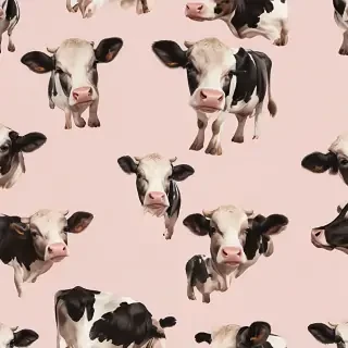aesthetic cow print wallpaper