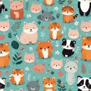 cute animal background