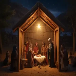 images of the manger scene