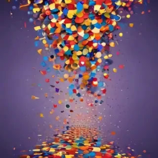 confetti vector