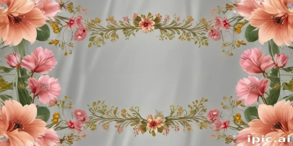 flower transparent border