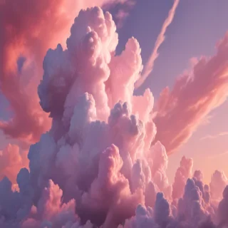 pink cloud aesthetic