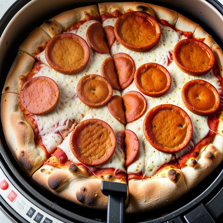 pizza bagel in air fryer