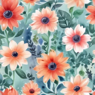 watercolor flower background