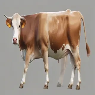transparent cow