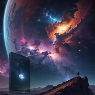 space wallpaper iphone