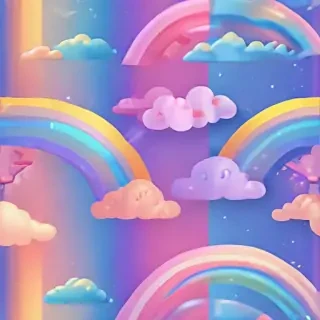 aesthetic rainbow backgrounds