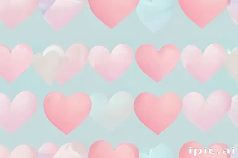pastel heart background