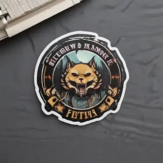 sticker mockup