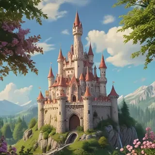 cartoon castel