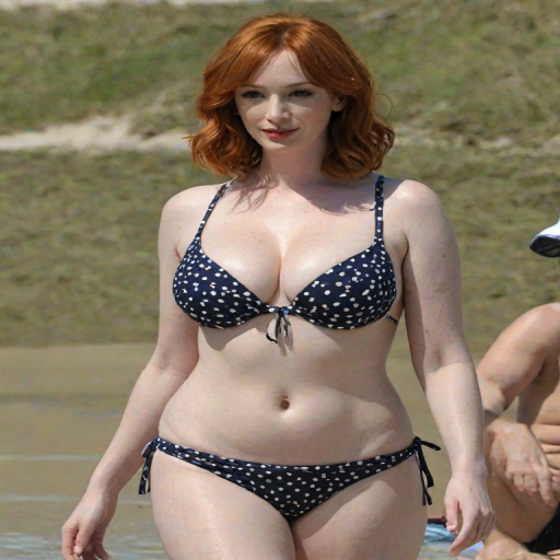 christina hendricks bikini