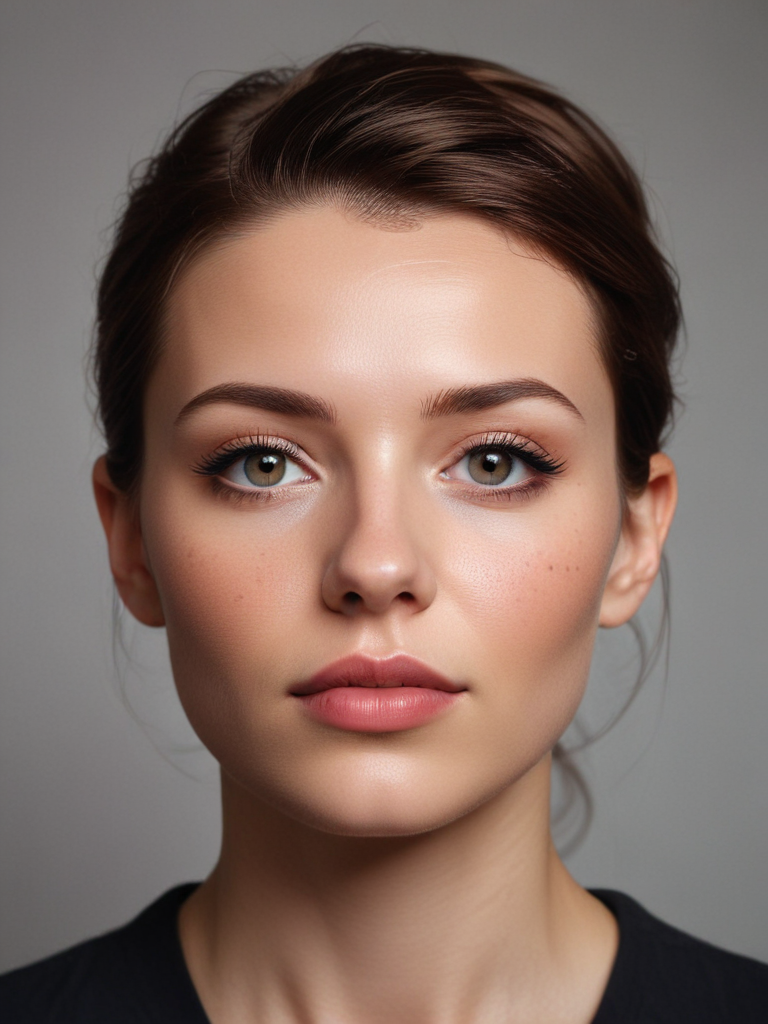 Potret Basic Model Simple geometric portret graphic