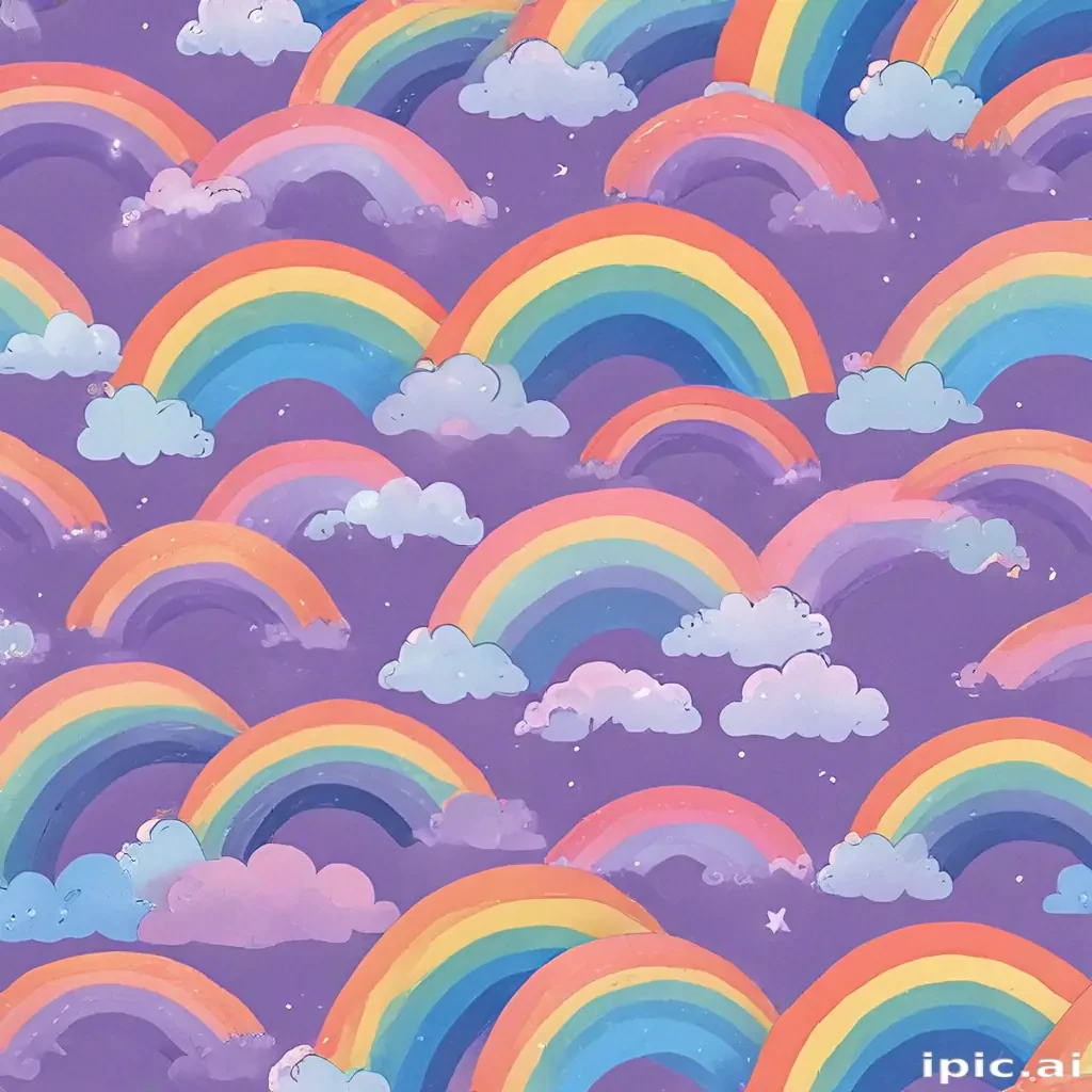 aesthetic wallpapers rainbow