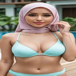 hijab bikini ai