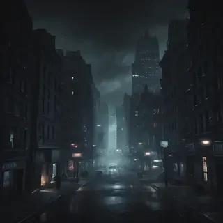 dark city background