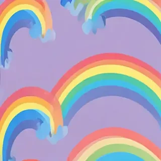 rainbow transparent background
