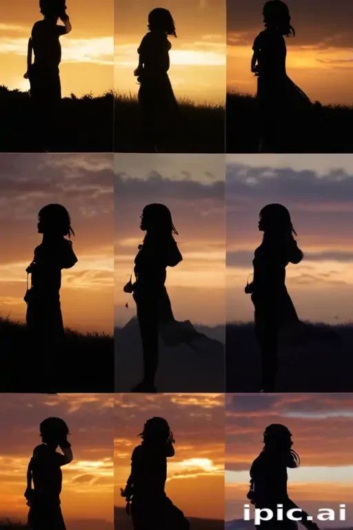 people silhouettes