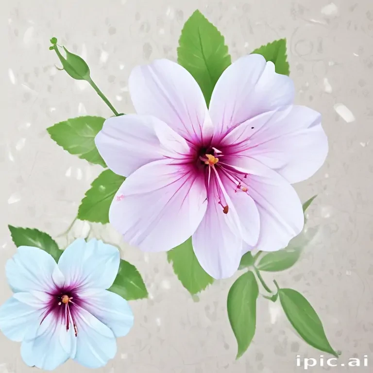 transparent flower background