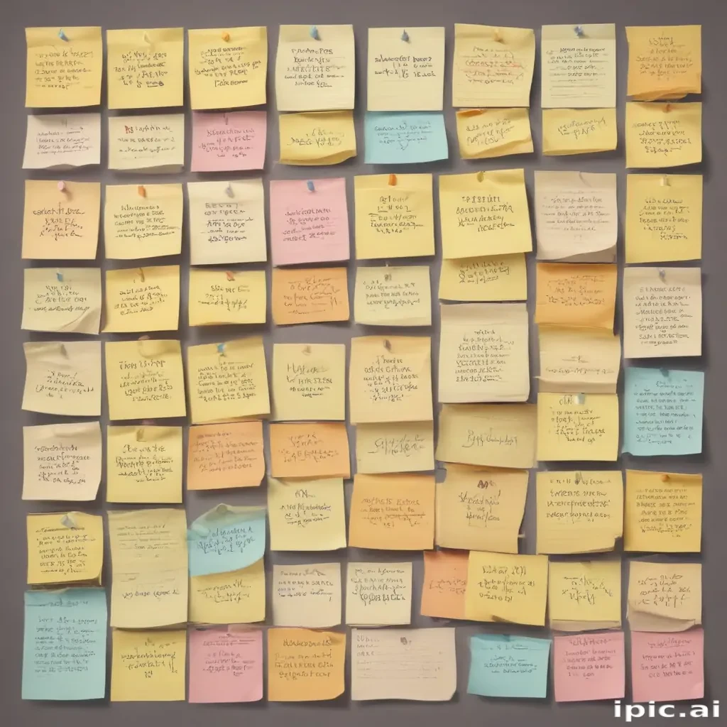 sticky notes png transparent