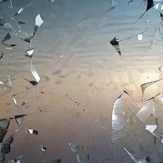 wallpaper broken glass