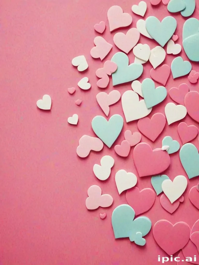 hearts wallpaper iphone