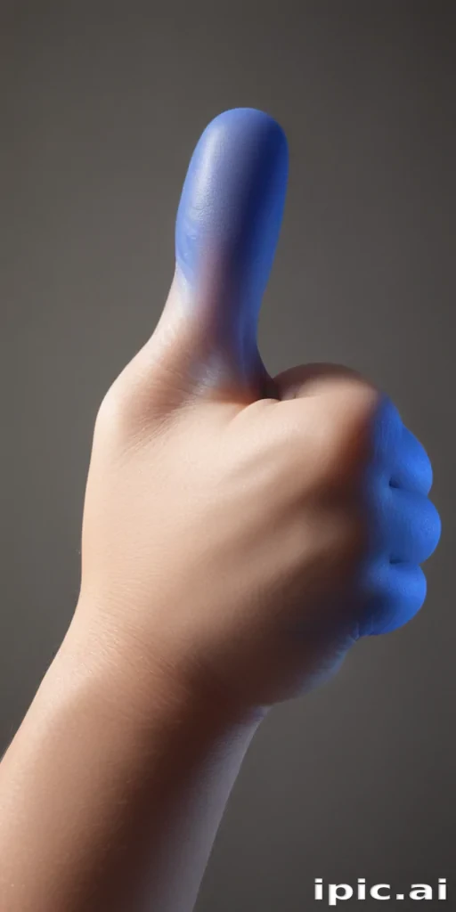 blue thumbs up emoji