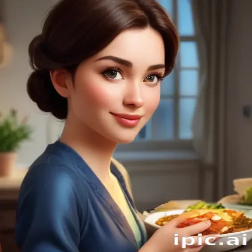 brunette cartoon character