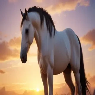 cartoon horses