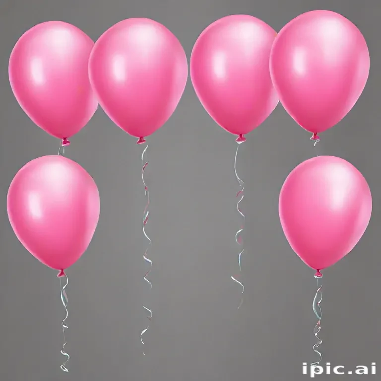 pink balloons png