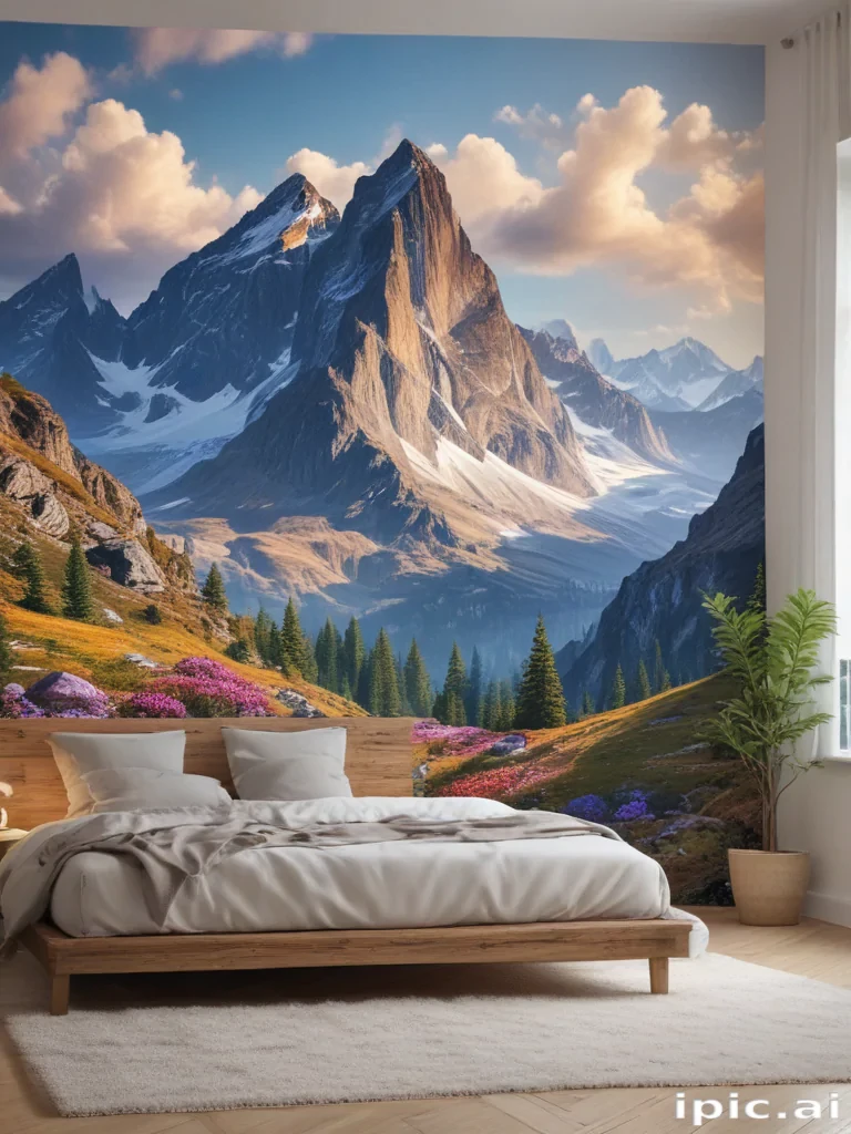 aesthetic mountain wallpaper