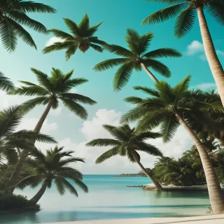 aesthetic palm tree wallpaper