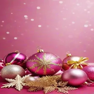 christmas wallpaper pink