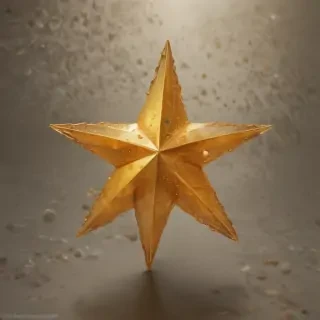 golden star transparent
