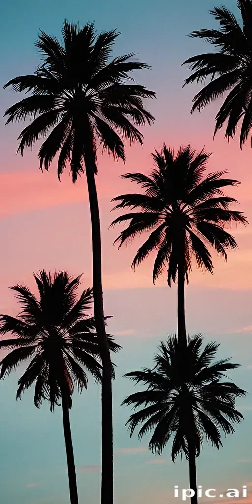palm trees background