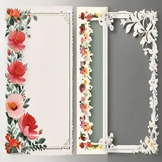 floral page borders