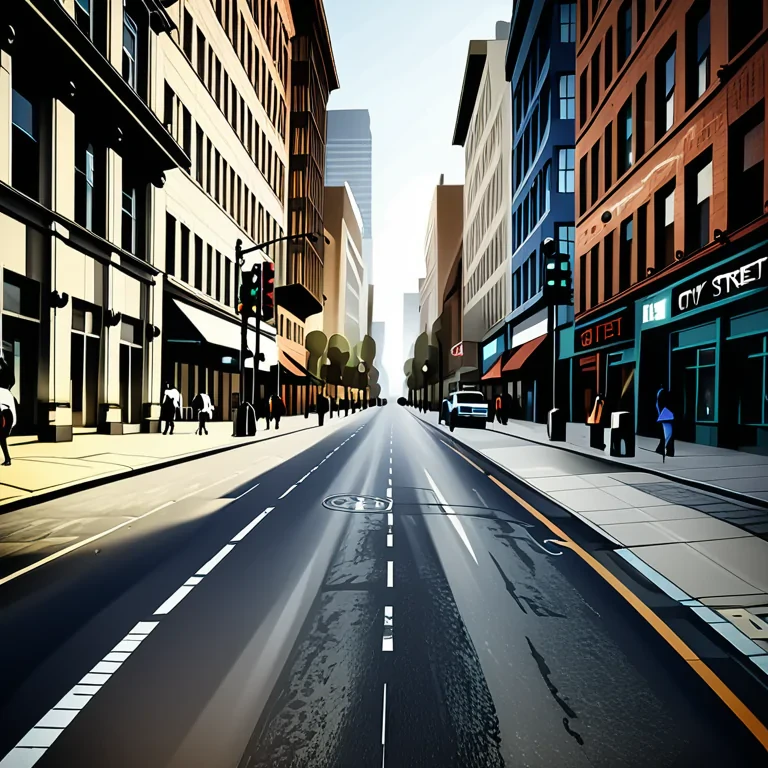 city street background
