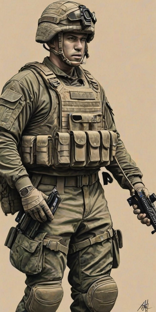 army drawing