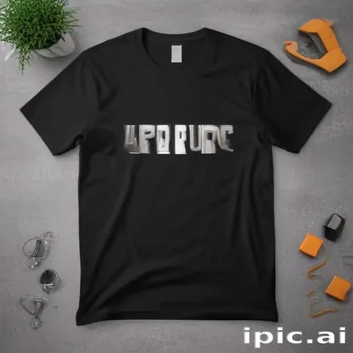 black t shirt mockup