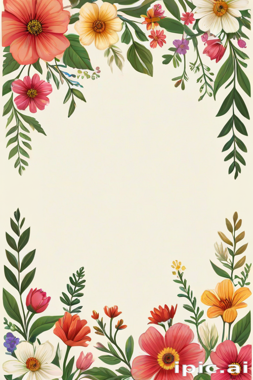 clipart floral border