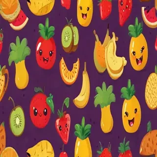 cartoon fruit