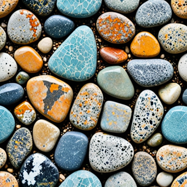Textured blurred stone