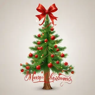 merry christmas clip art transparent background