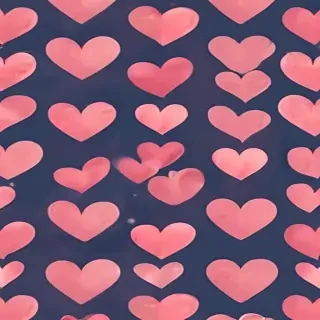 aesthetic hearts wallpaper