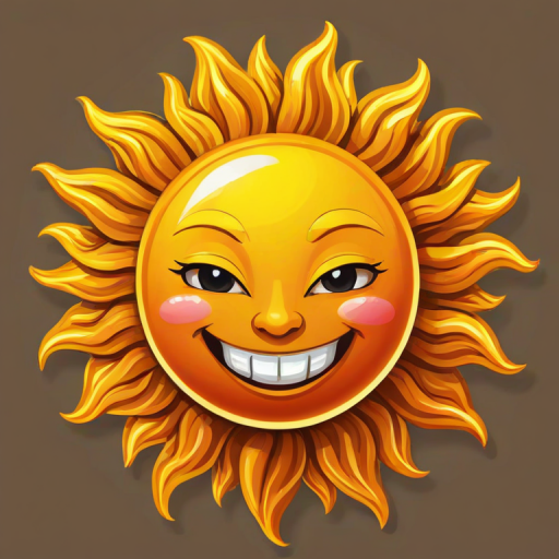 cartoon sun png