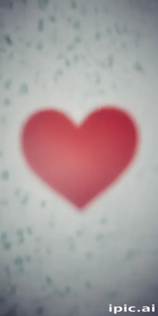 blurry heart