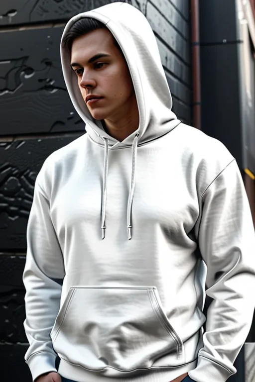 white hoodie mockup