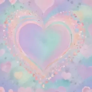 pastel heart background